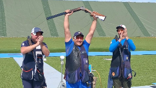 Tiro a Volo - Il marchigiano Fabbrizi è d’Oro agli Europei